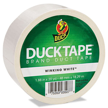 Duck® Colored Duct Tape, 3" Core, 1.88" X 10 Yds, Black-white Zebra freeshipping - TVN Wholesale